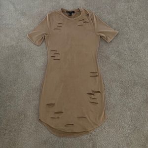 Nude tshirt dress